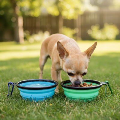Gamelle Chien pliable Lapair chiwawas