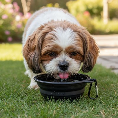 Gamelle pliable Chien TPR parc