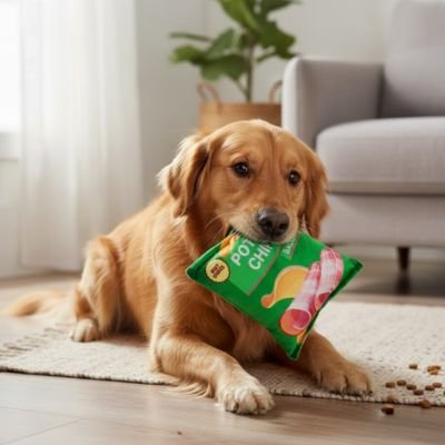 Jouets pour chiensâ Chips vert