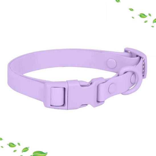 Collier chien Confortable robuste mauve