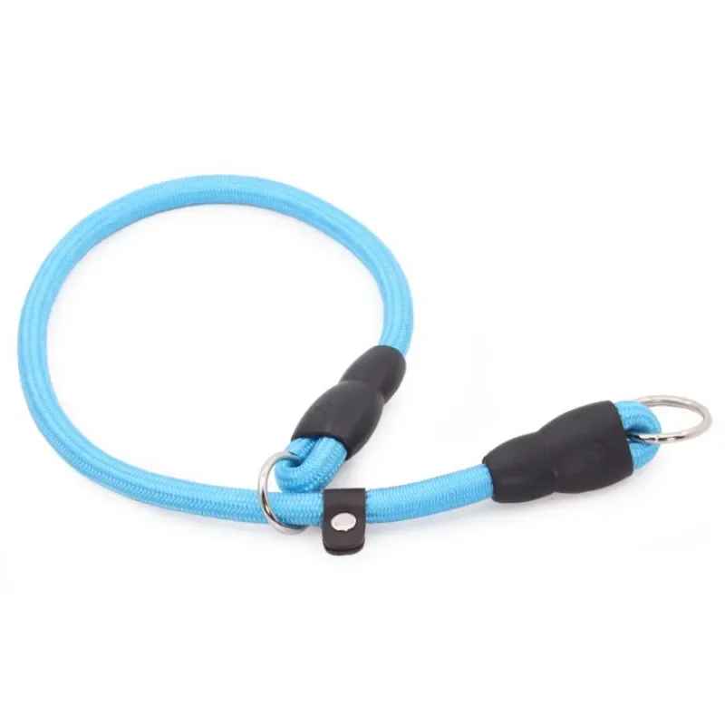 Collier de chien reglable bleu