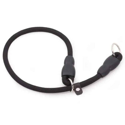 Collier de chien reglable noir