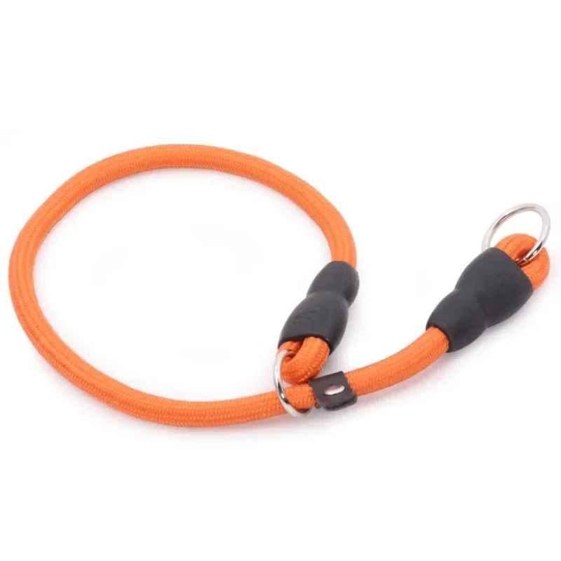 Collier de chien reglable orange