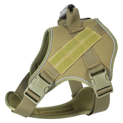 Harnais-chien-confort-ajutable-vert