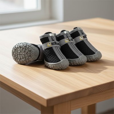 Chaussures pour chien PawProtect Gris clair