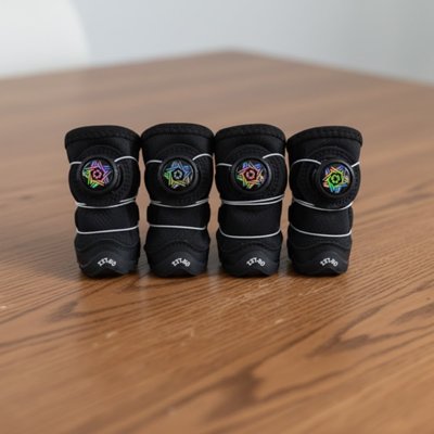 Chaussures pour chien PawProtect ajustable noir