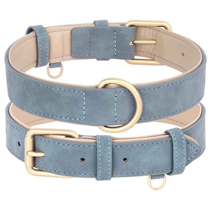 Collier chien | Cuir véritable
