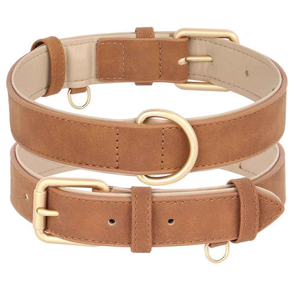 Collier chien | Cuir véritable