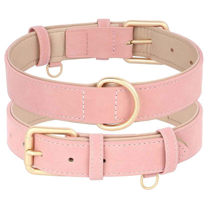 Collier chien | Cuir véritable