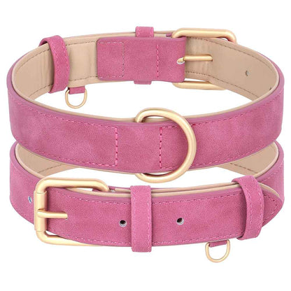 Collier chien | Cuir véritable