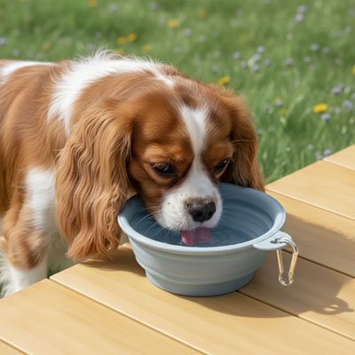 Gamelle pour Chien Silicone deck