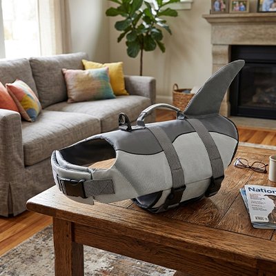 Gilet de sauvetage Chien requin table