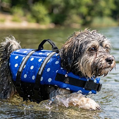 Gilet de sauvetage Chien Surf marche
