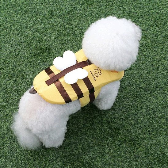 Gilet de sauvetage pour chien Abeille dos