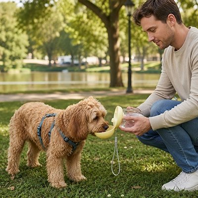 Gourde pour Chien GobJ lac