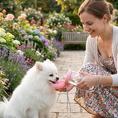 Gourde pour Chien GobR fleurs