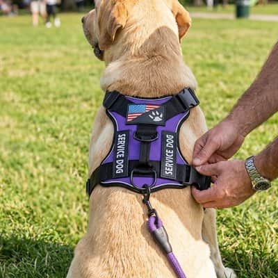 Harnais chien anti-fuite labrador