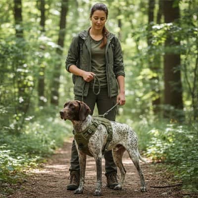 Harnais chien Giletact foret