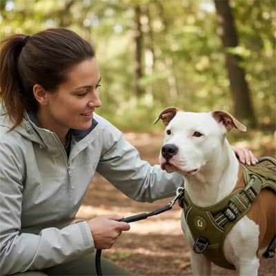 Harnais chien Giletact kaki foncé