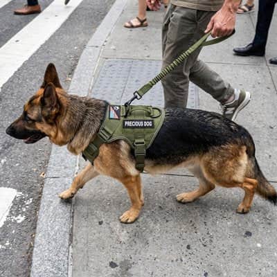 Harnais chien tactique berger allemand