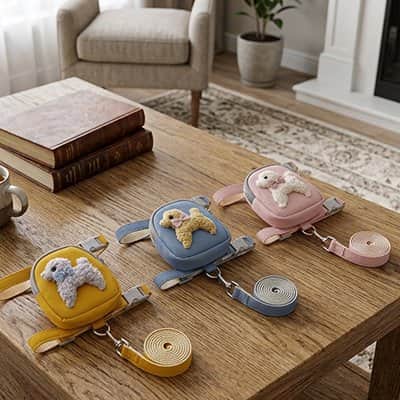 Harnais pour chien  sac 3 couleurs