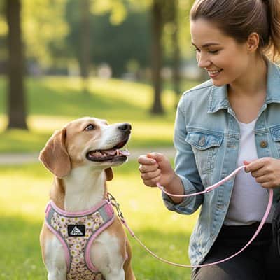 Harnais pour petit chien Mailnylon assie