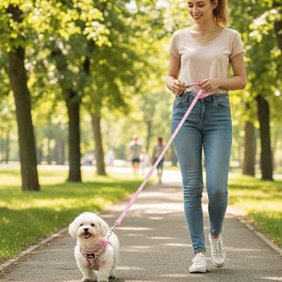 Harnais pour petit chien Mailnylon-marche
