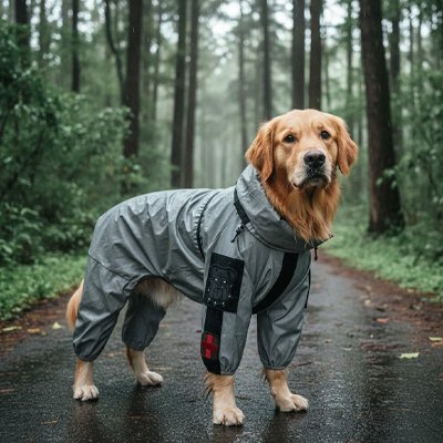 Imperméable pour chien​ regarde droite
