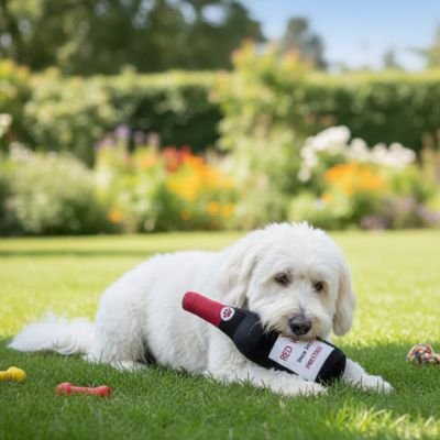 Jouet Chien Bouteille bichon