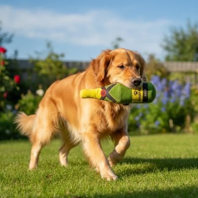 Jouet Chien Bouteille golden