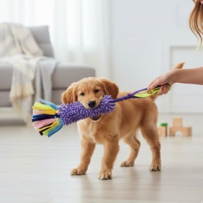 Jouet Chien Ponpon chiot