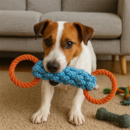 Jouet chien Tissé salon