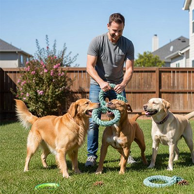 Jouet indestructible pour Chien Corde maître