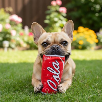 Jouet pour chien​ Canette bulldog