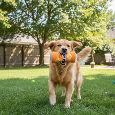 Jouet pour chien​ Canette golden