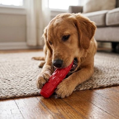 Jouet pour chien​ Eva rouge