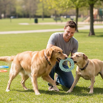 Jouet pour Chien indestructible Corde 2 chiens