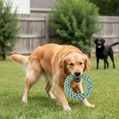 Jouet pour Chien indestructible Corde golden