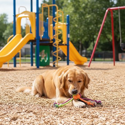 Jouet pour chien indestructible nœud labrador