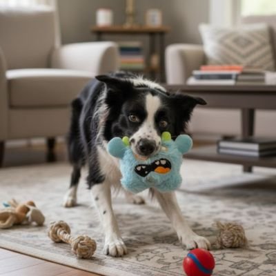 Jouet pour chien​ Monstre Bleu