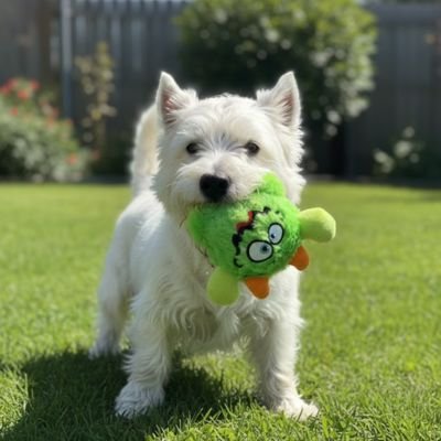 Jouet pour chien​ Monstre vert