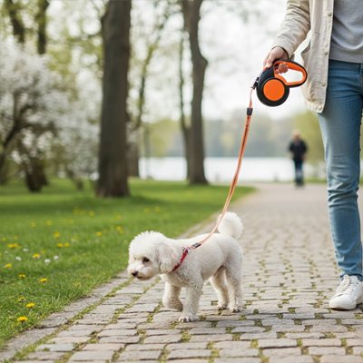 Laisse enrouleur pour chien 