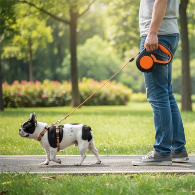Laisse enrouleur pour chien 