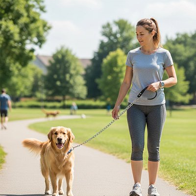 Laisse pour chien Chaîne golden jogging 