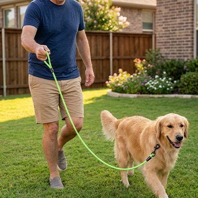 Laisse pour Chien Golden vert