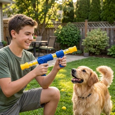 Lanceur de balle pour Chien Pistolet golden cours