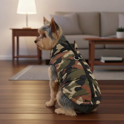 Manteau Chien CoupeV camo classique