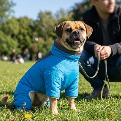 Manteau Chien Salhiv assie