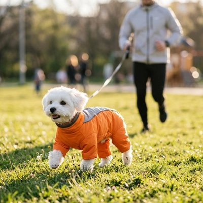 Manteau Chien Salhiv parc