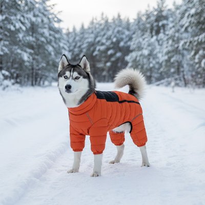 Manteau pour Chien Doudoune husky